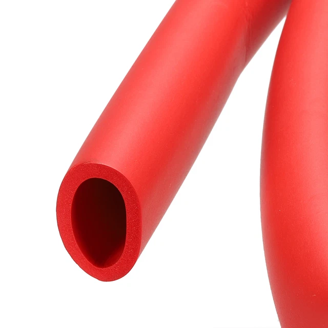 Foam Grip Tubing Handle Grips 25mm(1") ID 33mm OD 3.3ft Red for Utensils