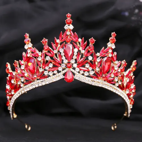 Luxury Crystal Queen Wedding Crown Bride Tiaras Bridal Hair Jewelry Accessories