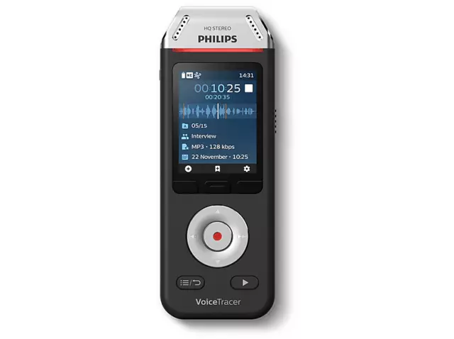 Grabadora de voz - Philips VoiceTracer DVT2110,