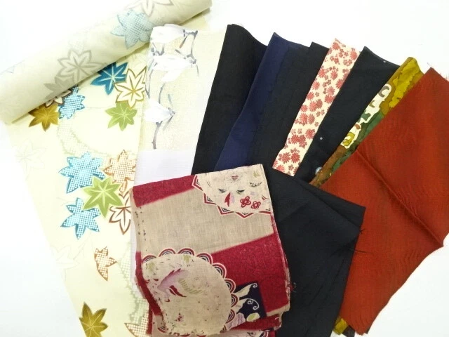 40578# Japanese Kimono / Fabric Cloth Set