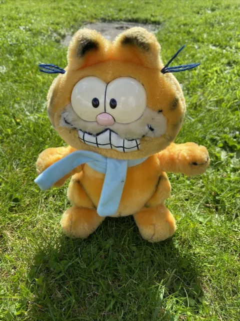 Vintage Garfield Plush 1981 Dakin 9” Fat Cat Plush United Feature Syndicate