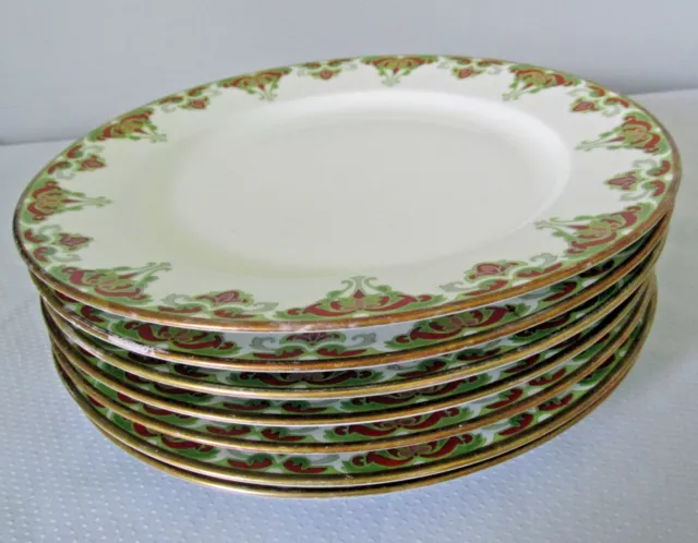 Tv Tressemann Vogt Limoges Trv297 Seven Lot  9 3/4" Dinner  Plates