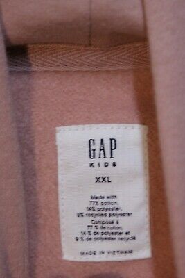 GAP Kids Girls Grande Stampa Felpa Con Cappuccio Camicia Sudore-Rosa-Taglia XXL (NA44) 3