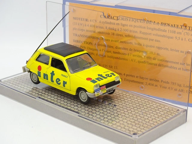 Norev 1/43 - Renault Spider Michelin Globe Tour De France - Occasion Boîte
