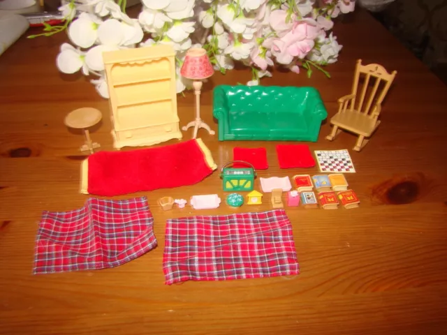 SYLVANIAN FAMILIES COSY Living Room Set Calico Critters 34.99 PicClick UK
