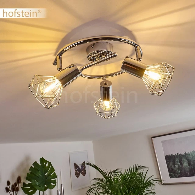 Imatro Plafonnier LED Nickel mat, Argenté, 2 lumières H3855898