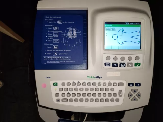 Welch Allyn Cp200 Patient Interpretive Resting Electrocardiograph Ecg Machine Uk