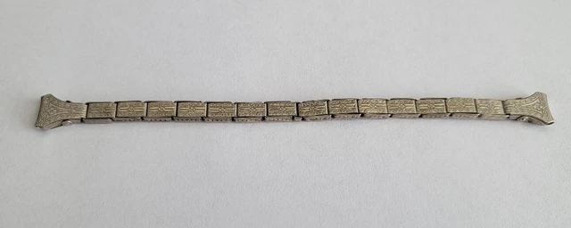Antique Filigree Silver Metal Stretch Ladies Watch Band