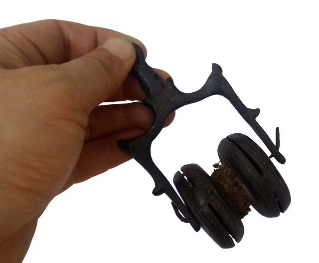 Unique Myanmar Burma Weaving Loom Tool / Antique Bronze Loom Tool Rak BuRing 3
