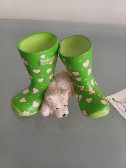 Westie on sale rain boots