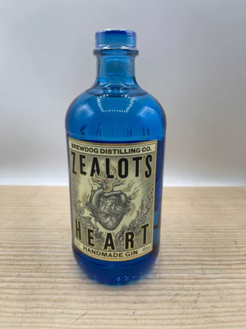1 bouteille de gin zealot's heart handmade gin  brewdog distilling 70 cl 44°