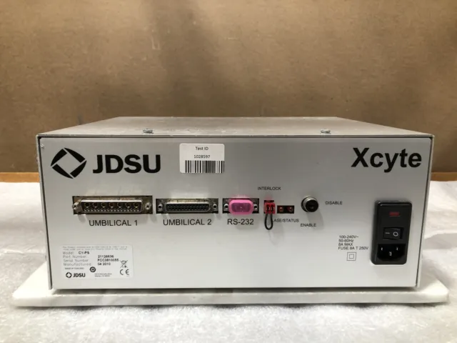 JDS Uniphase Xcyte CY-PS MFD: 042010 Laser Controller Unit, w/o KEYS