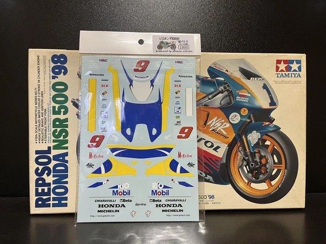 382 Tamiya 1/12 Repsol Honda Nsr500'98 Unassembled With Baros Decal