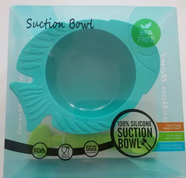 Bol d'alimentation bébé en silicone avec succion pour tout-petits enfants de plus de 6 mois 2