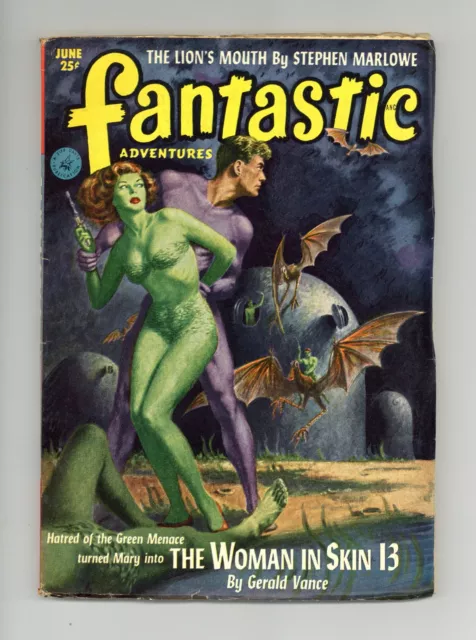 Fantastic Adventures Pulp / Magazine Jun 1952 Vol. 14 #6 FN