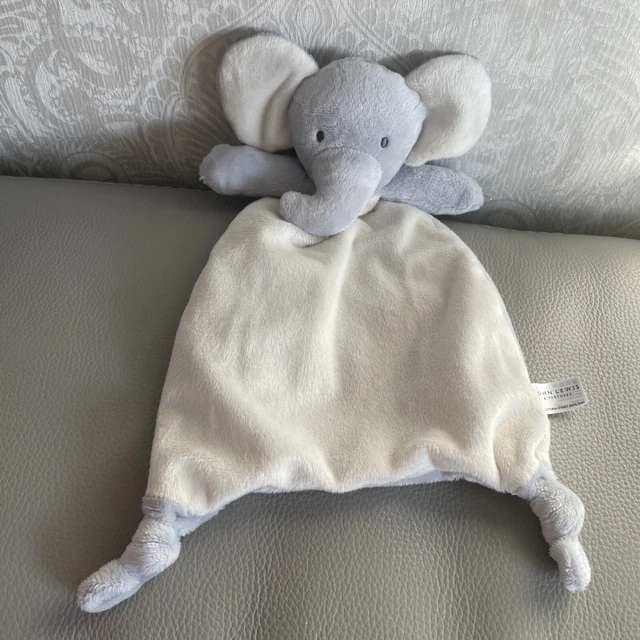 JOHN LEWIS ELEPHANT Newborn Baby Gift Comforter NEW WITH no tag soft