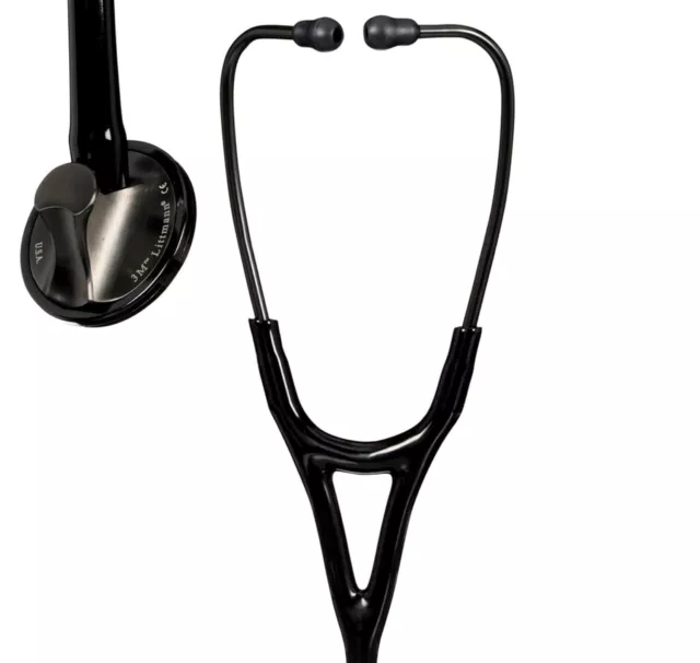 Estetoscopio Littmann Master Cardiology pieza de pecho de humo con tubo negro de 27"