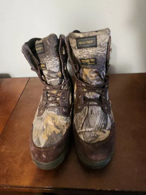 REALTREE CAMO HUNTING Boots 400 Gram Thinsulate Ultra Insulated MEN ...