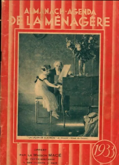 3719911 - Almanach agenda de La Ménagère 1933. - Collectif.