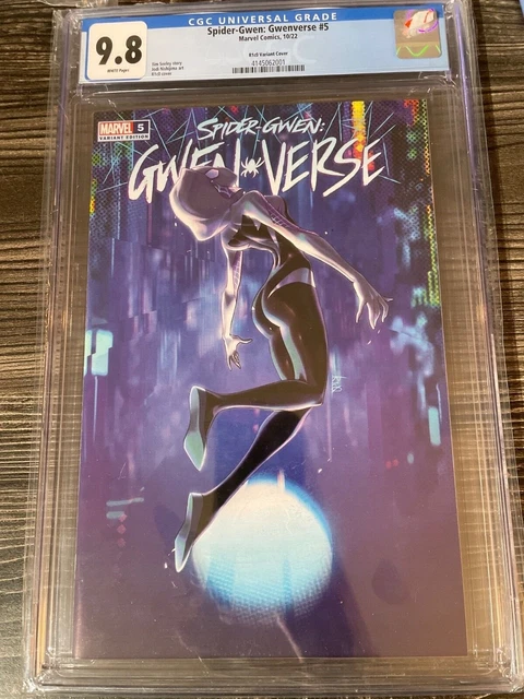 CGC 9.8 SPIDER-GWEN: GWENVERSE #5 MARVEL 2022 R1C0 Trade VARIANT COVER EDITION