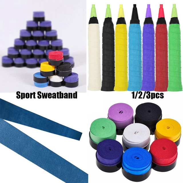 Tennis Racket Racquet Vibration Sweatband Overgrip Wraps Sweat Absorbed Wrap