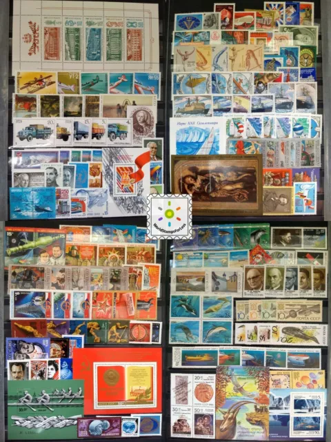 Stamp Collection Russia Mint - Each Lot: 150 Different Stamps Full Sets &Singles 2