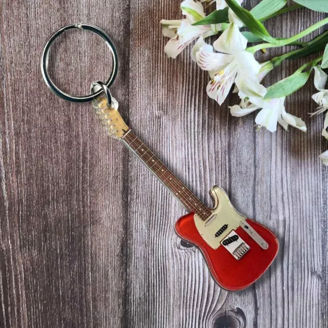 Porte-clés guitare Fender  Telecaster RED