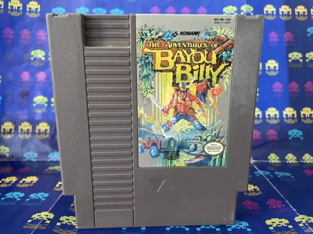 THE ADVENTURES OF BAYOU BILLY (1989) nes entertainment system NTSC USA IMPORT