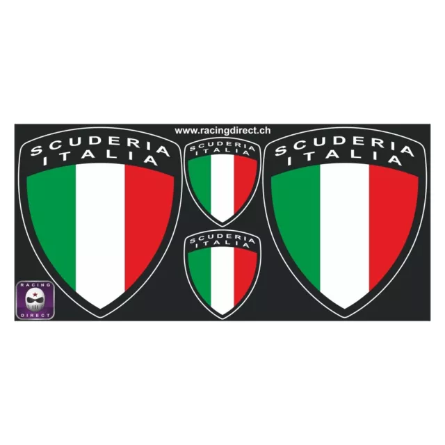 Sticker ALFA ROMEO Scuderia Italia decal aufkleber adesivo Mito Giulietta 0058