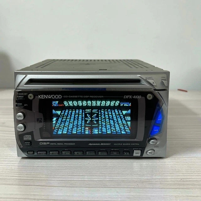 KENWOOD DPX-4100 2DIN JDM Car Audio System CD Cassette Player