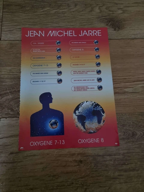 (Tnew74) Advert/Picture 11X8" Jean Michel Jarre: 'Oxygene 7-13'