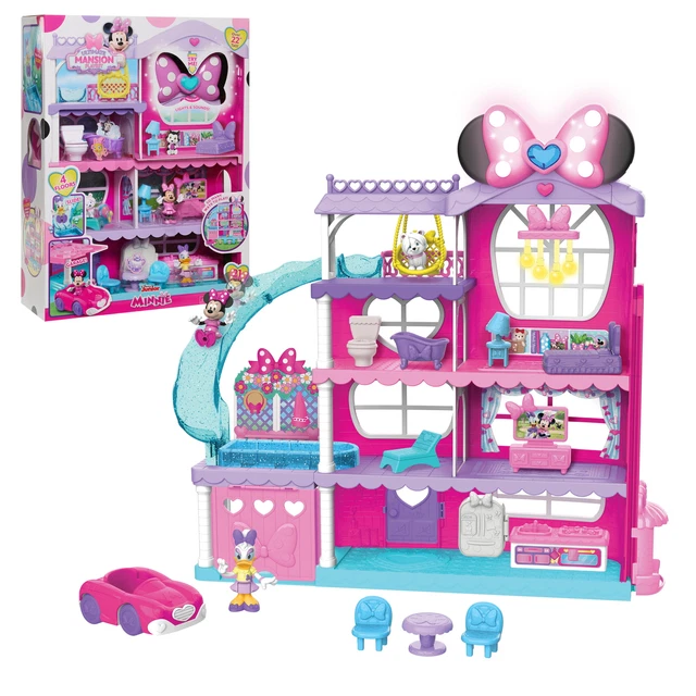 Disney Junior Minnie Mouse Ultimate Mansion Playset, Kids Toys for Ages 3 up