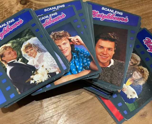Neighbours Scanlens Collector Cards 1987 Vintage Kylie Minogue full set of 66