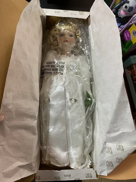 Vintage Heritage Signature Collection Porcelain Doll Bridal Wedding