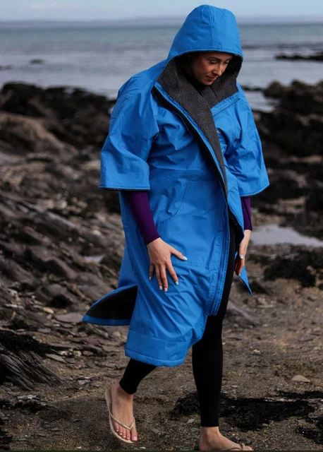 WOMEN S MEN S WATERPROOF Dry Changing Robe Hooded Coat Surfing