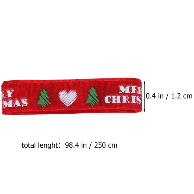 9Pcs Schneeflocke Band DIY Geschenk Wrap Bänder Weihnachten Kranz Bogen 3