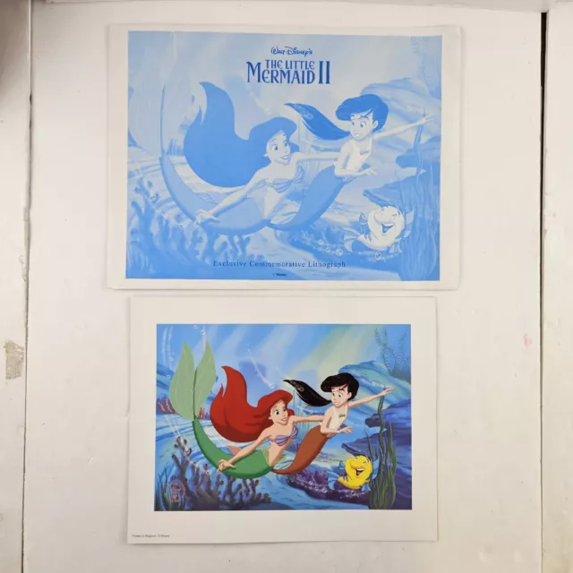 Walt Disneys The Little Mermaid 2  Commemotative Lithograph Collection 2001
