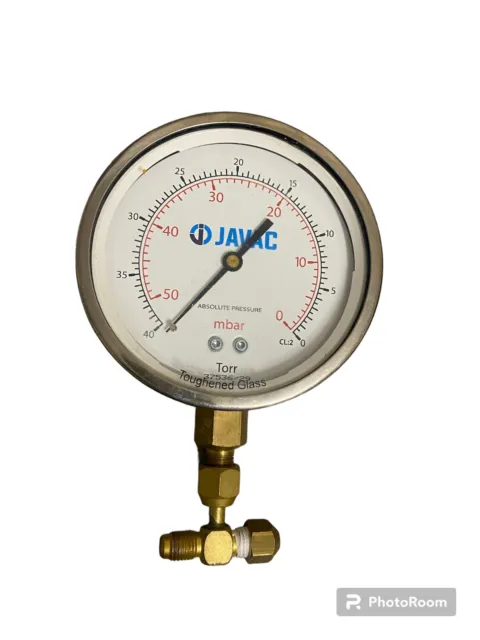 Javac CR2-40 Absolute Pressure Torr Gauge 0-50 mbar RRP £232