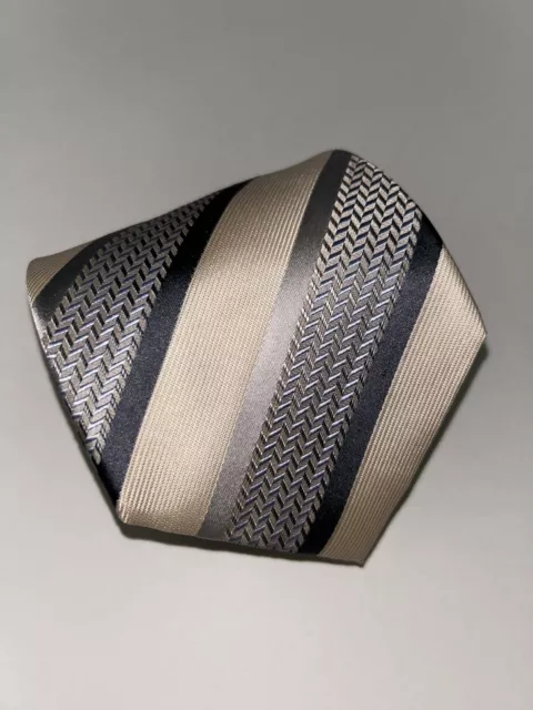 KENNETH COLE NEW York Tie Diagonal Stripe 100% Silk $13.99 - PicClick
