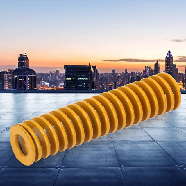 2Pcs/set OD 12mm ID 6mm Extra Light Load Mould Die Spring Yellow TF12*50mm