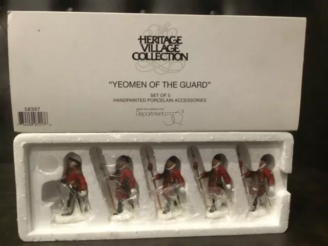 Dept 56 Heritage Village Collection Yeomen Of The Guard' #58397