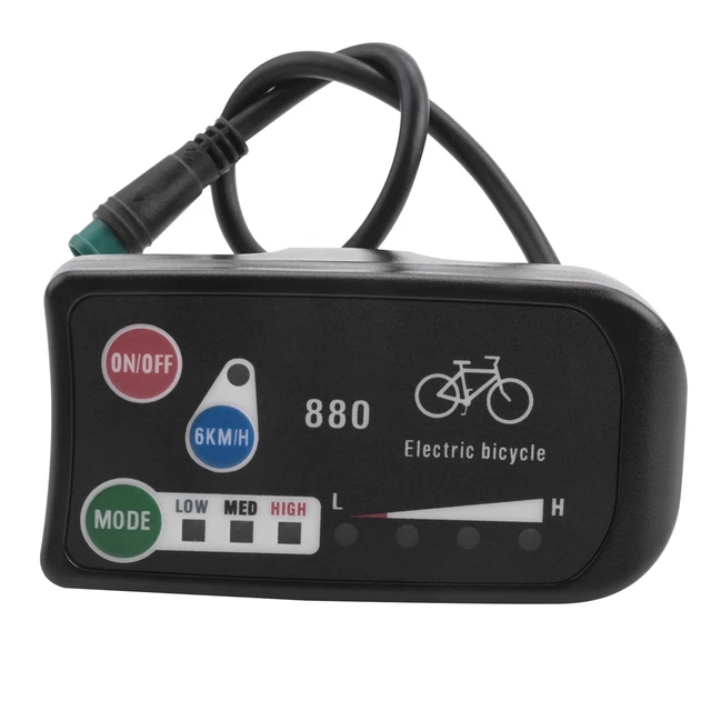 E-Bike Controller Set 24/36/48 V 250 W – Mit LCD-Gasgriff, Diebstahlschutz & Tempomat