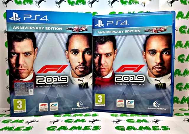 F1 2019 Anniversary Edition Ps4 Playstation 4 Come Nuovo Ita 🇮🇹