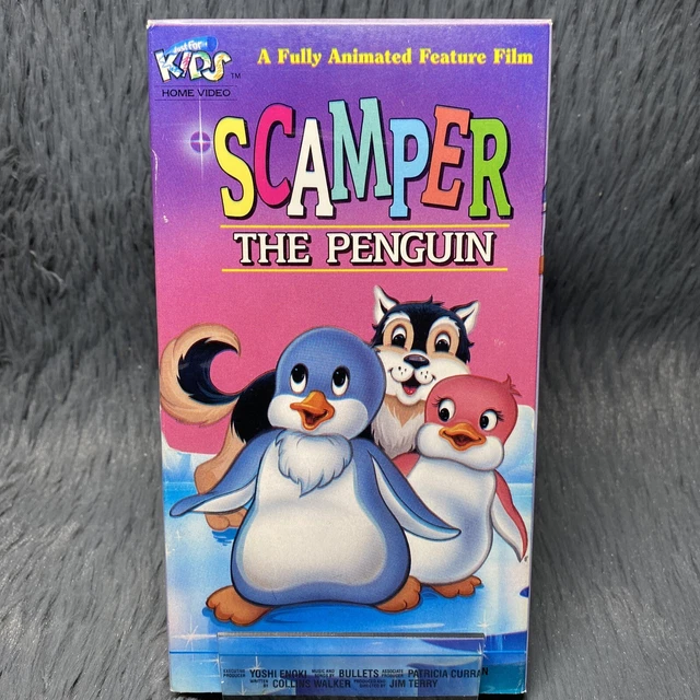 SCAMPER THE PENGUIN VHS Tape 1989 Just For Kids Home Video Kids ...
