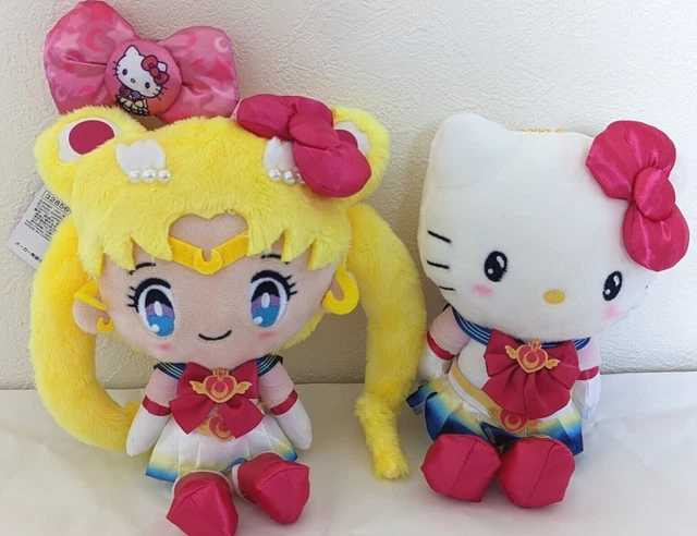 SAILOR MOON SANRIO Plush Mascot Acrylic Key Kuromi My Melody Hello ...