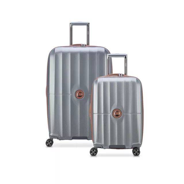 DELSEY Paris St. Tropez Hardside Expandable Luggage with Spinner Wheels, Plat...