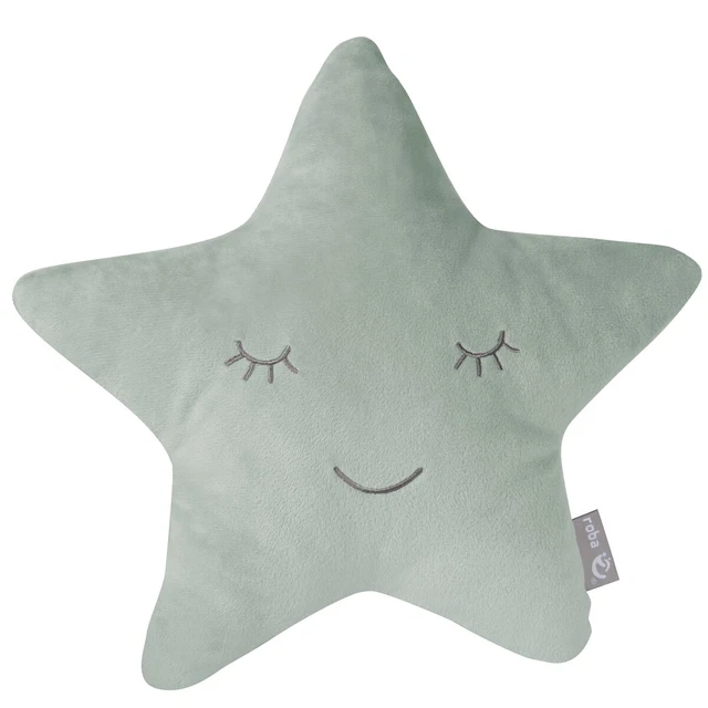 Cojín de peluche y decoración Roba Kids 19x32x9 cm estrella estilo Frosty green EXCELENTE