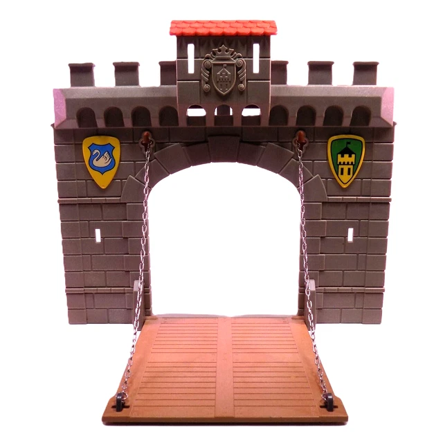 Pièce PLAYMOBIL Moyen-Âge : Porte Beige Pour Château - Compatible 3446, 3448, Etc.