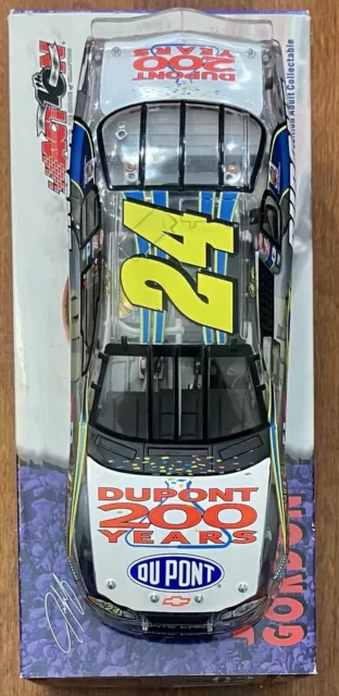 Jeff Gordon #24 DuPont / 200 Celebration, Clear 2002 Action 1:24 Die-Cast Nascar