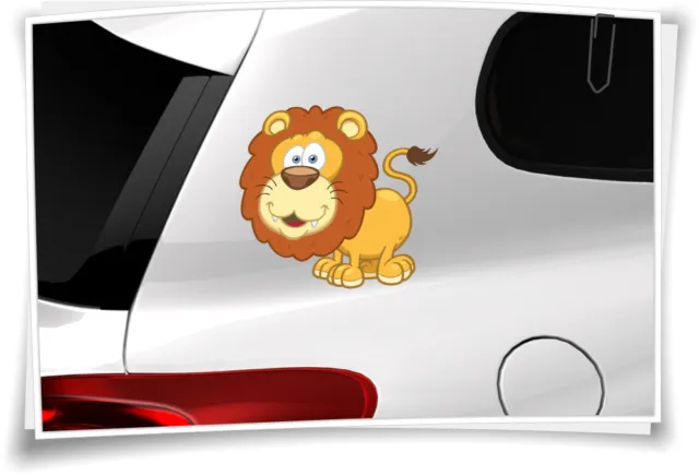 Autoaufkleber Sticker Kinder Aufkleber Kindername Baby Junge Mädchen Löwe